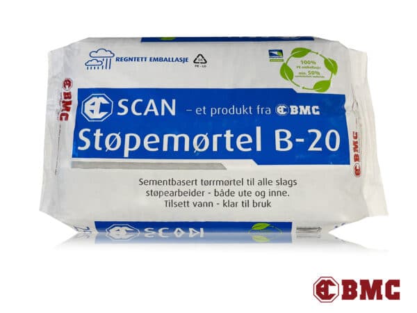 Scan Sementmørtel B-20 25 kg