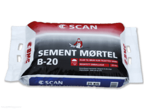 Scan Sementmørtel B-20 25 kg