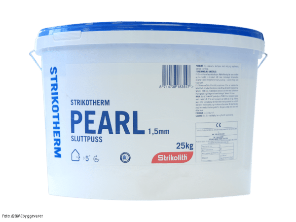 Sluttpuss Pearl Hvit 1,5 mm 25 kg